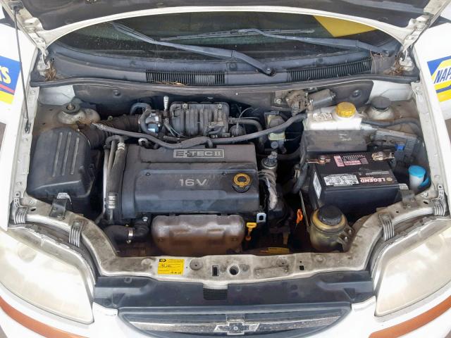 KL1TD666X8B205297 - 2008 CHEVROLET AVEO BASE Ağ foto 7