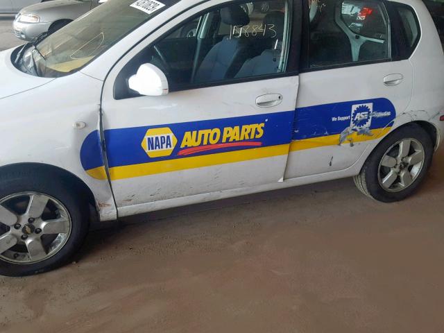 KL1TD666X8B205297 - 2008 CHEVROLET AVEO BASE Ağ foto 9