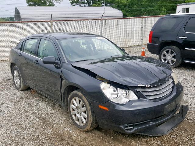 1C3LC46K07N633703 - 2007 CHRYSLER SEBRING BLACK photo 1