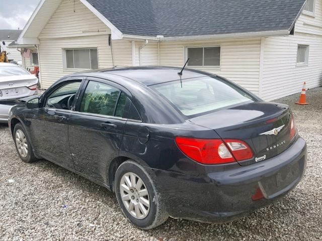 1C3LC46K07N633703 - 2007 CHRYSLER SEBRING BLACK photo 3