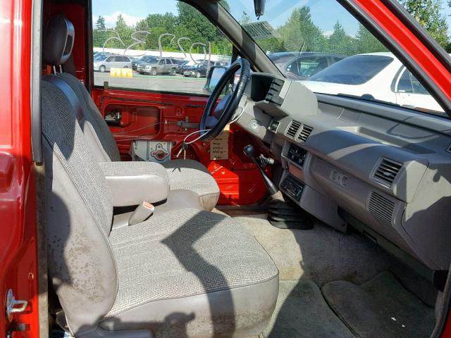 4S1CL11L1M4209144 - 1991 ISUZU CONVENTION RED photo 5