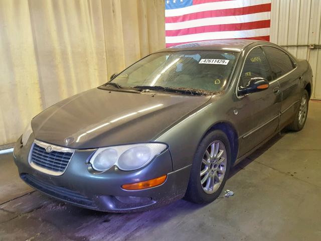 2C3HE66G24H691050 - 2004 CHRYSLER 300M GRAY photo 2