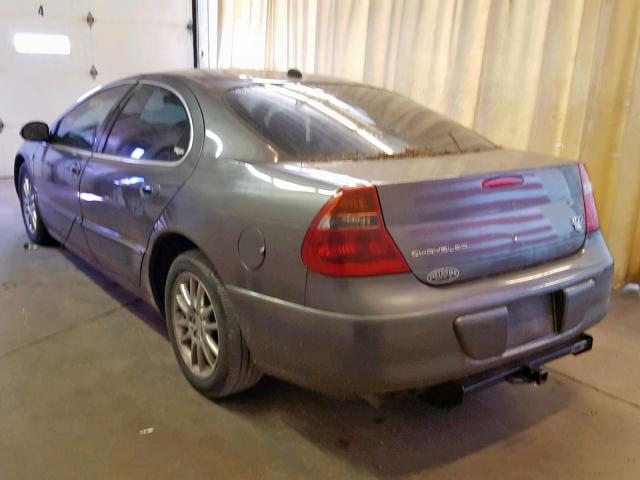 2C3HE66G24H691050 - 2004 CHRYSLER 300M GRAY photo 3