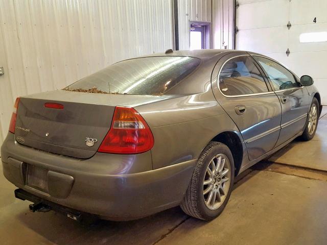 2C3HE66G24H691050 - 2004 CHRYSLER 300M GRAY photo 4