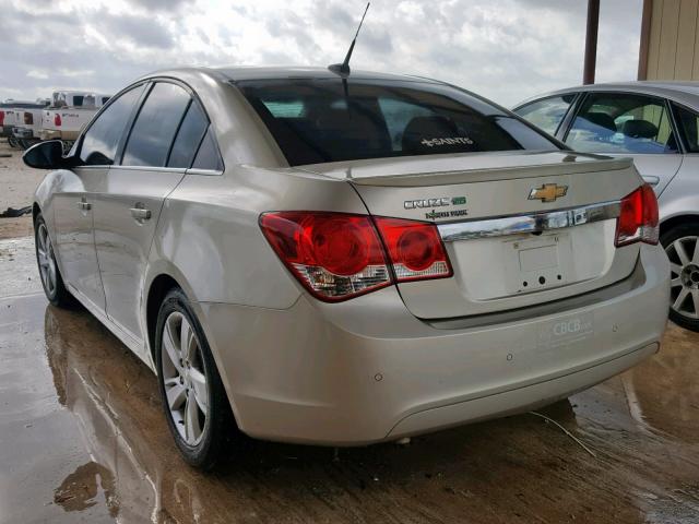 1G1P75SZ8E7218231 - 2014 CHEVROLET CRUZE TAN photo 3