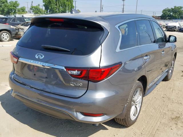 5N1DL0MN4KC529110 - 2019 INFINITI QX60 LUXE GRAY photo 4