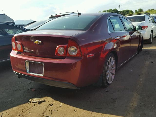 1G1ZE5E11BF262951 - 2011 CHEVROLET MALIBU LTZ 红色 照片 4