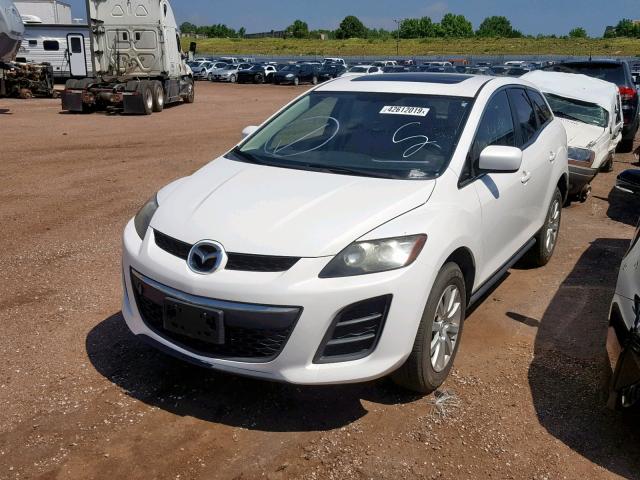 JM3ER2B57B0373241 - 2011 MAZDA CX-7 WHITE photo 2