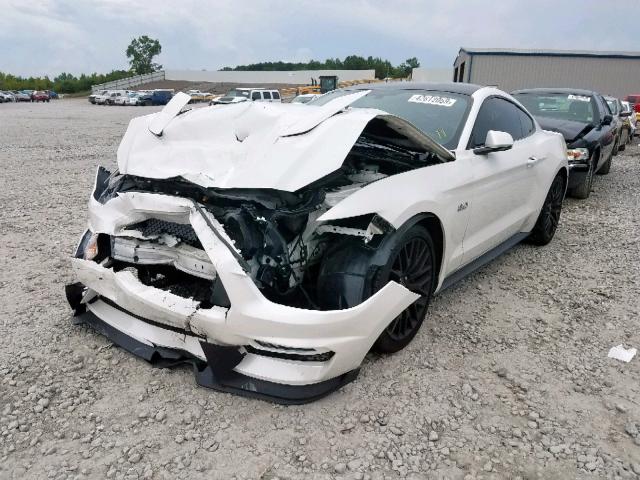 1FA6P8CF6H5269970 - 2017 FORD MUSTANG GT WHITE photo 2