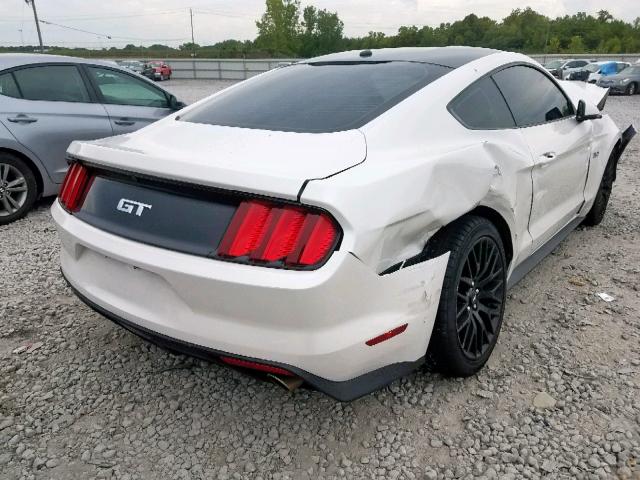 1FA6P8CF6H5269970 - 2017 FORD MUSTANG GT WHITE photo 4