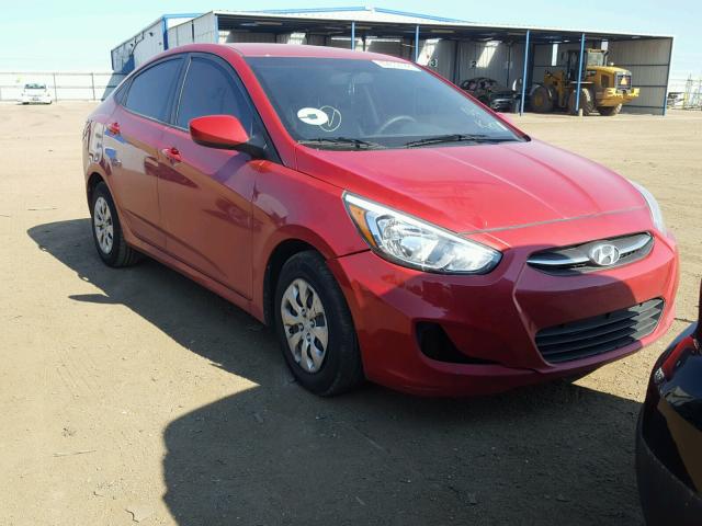 KMHCT4AE0GU060431 - 2016 HYUNDAI ACCENT SE RED photo 1