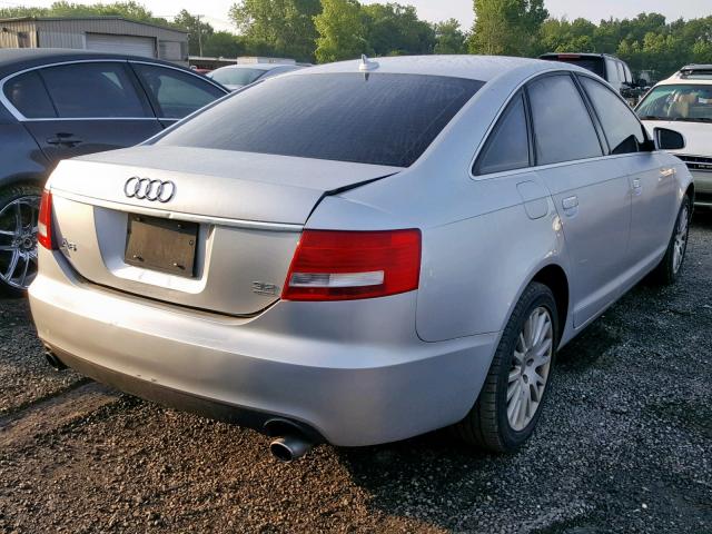 WAUDH74F27N112875 - 2007 AUDI A6 3.2 QUA SILVER photo 4