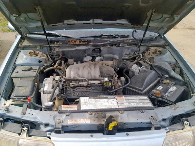 1FACP52U6PG238657 - 1993 FORD TAURUS GL BLUE photo 7