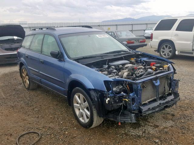 4S4BP61C177310509 - 2007 SUBARU LEGACY OUT BLUE photo 1