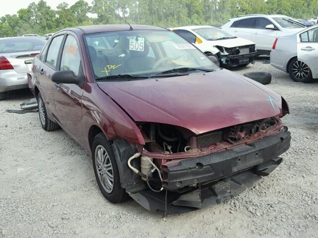 1FAFP34N96W249552 - 2006 FORD FOCUS ZX4 MAROON photo 1