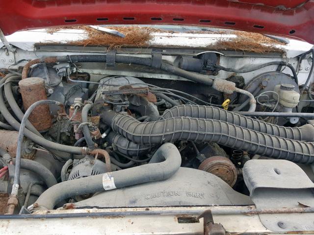 1FTEF14N9PNA31938 - 1993 FORD F150 WHITE photo 7