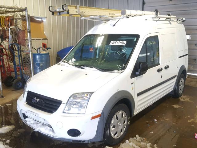 NM0LS7BN7DT134840 - 2013 FORD TRANSIT CO WHITE photo 2