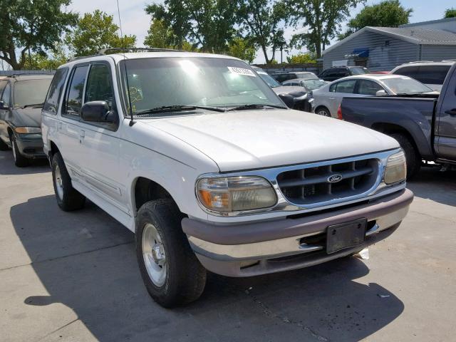 1FMDU34E7VZC18741 - 1997 FORD EXPLORER WHITE photo 1