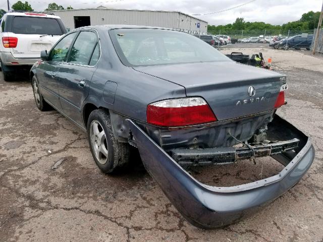 19UUA56602A014311 - 2002 ACURA 3.2TL GRAY photo 3