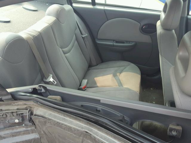 1G8AJ52F93Z173705 - 2003 SATURN ION LEVEL BLACK photo 6