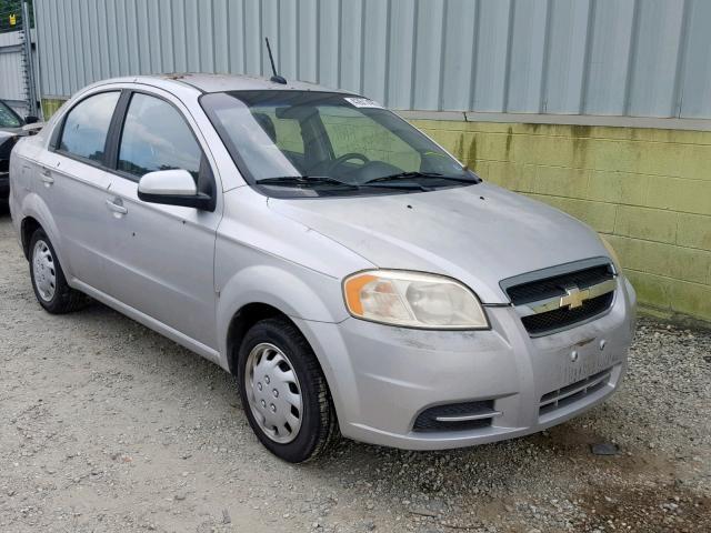 KL1TD56E89B355864 - 2009 CHEVROLET AVEO LS SILVER photo 1