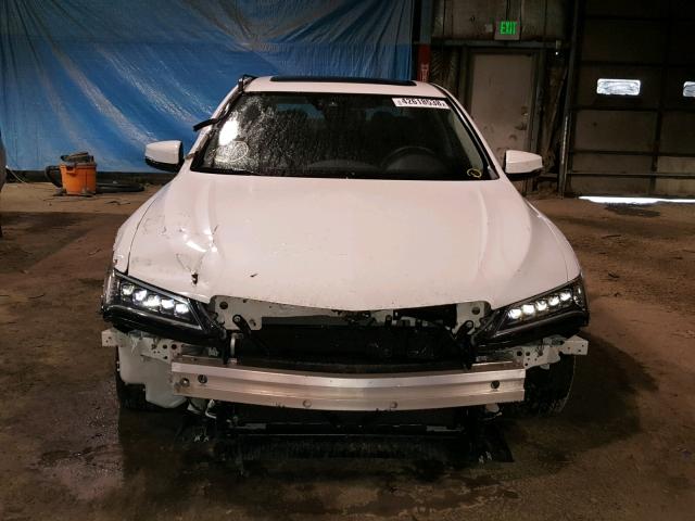 19UUB1F52FA013146 - 2015 ACURA TLX TECH WHITE photo 9