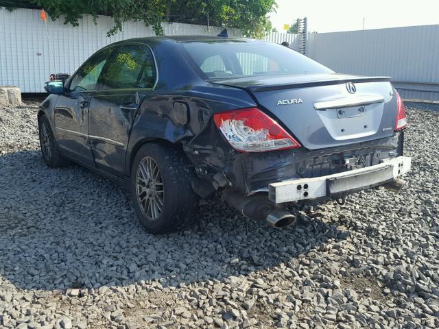 JH4KB16516C010540 - 2006 ACURA RL GRAY photo 3