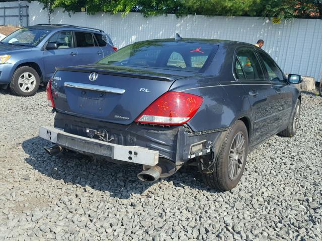 JH4KB16516C010540 - 2006 ACURA RL GRAY photo 4