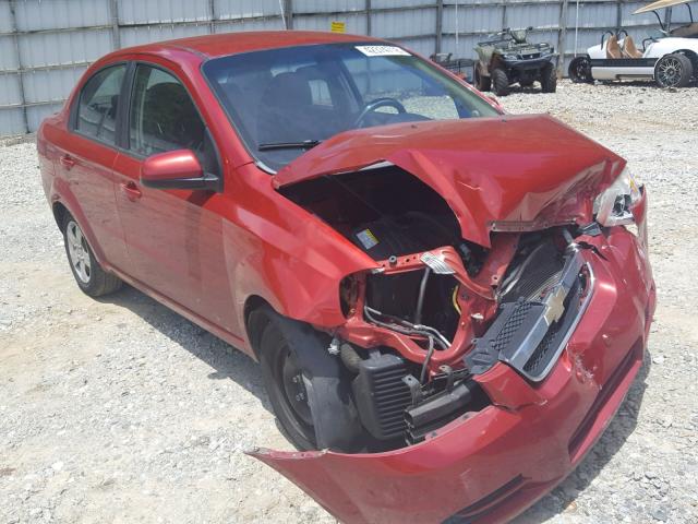 KL1TD5DE1BB131960 - 2011 CHEVROLET AVEO LS MAROON photo 1