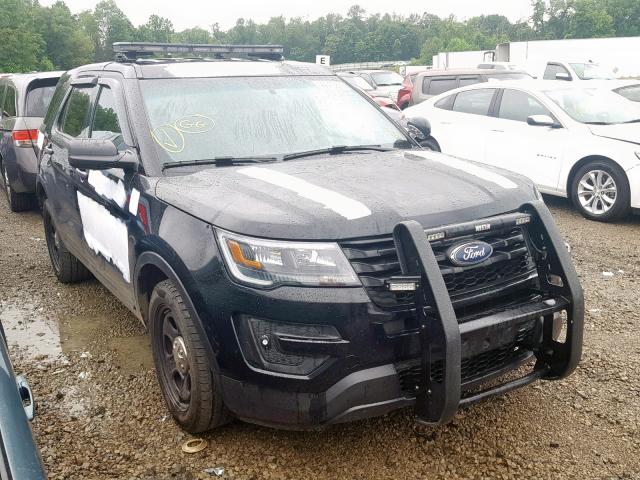 1FM5K8AR2HGA17294 - 2017 FORD EXPLORER P BLACK photo 1