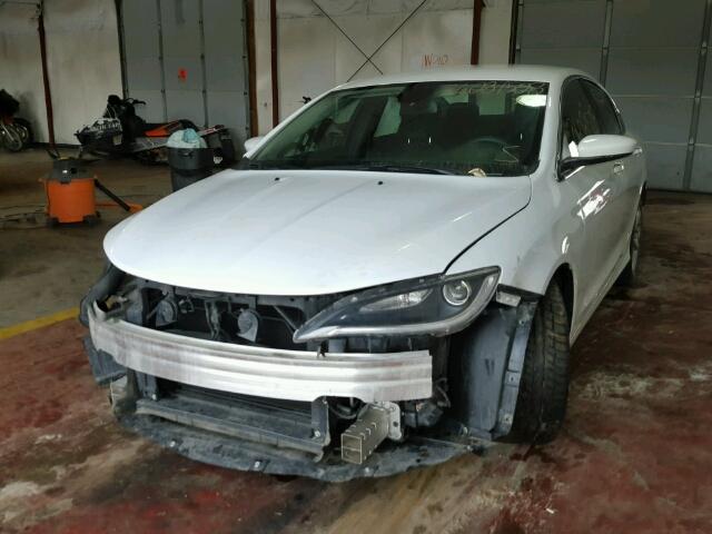 1C3CCCAB8FN567868 - 2015 CHRYSLER 200 LIMITE WHITE photo 2