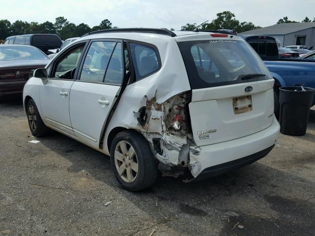 KNAFG526587125368 - 2008 KIA RONDO LX WHITE photo 3