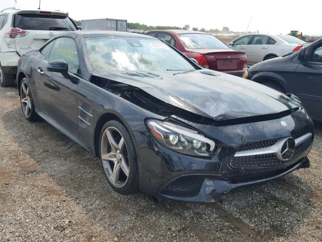 WDDJK7DA2HF044722 - 2017 MERCEDES-BENZ SL 550 BLACK photo 1