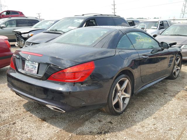 WDDJK7DA2HF044722 - 2017 MERCEDES-BENZ SL 550 BLACK photo 4