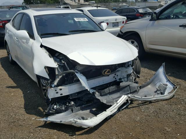 JTHBK262285077182 - 2008 LEXUS IS 250 WHITE photo 1