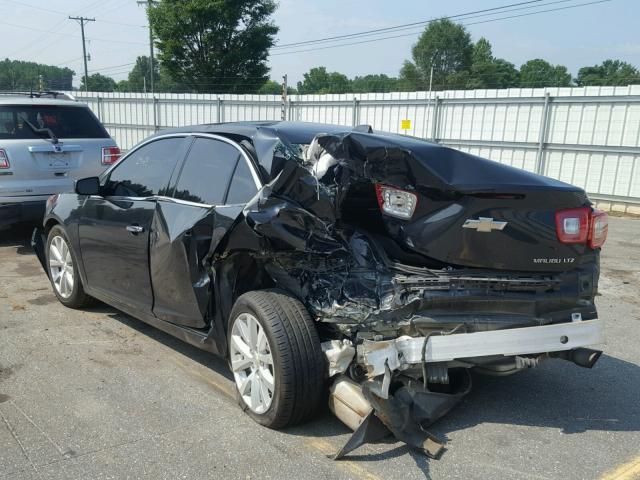1G11H5SL3EF145225 - 2014 CHEVROLET MALIBU LTZ შავი ფოტო 3