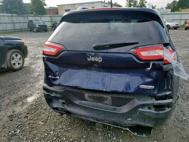 1C4PJMCB7FW691372 - 2015 JEEP CHEROKEE L BLUE photo 9