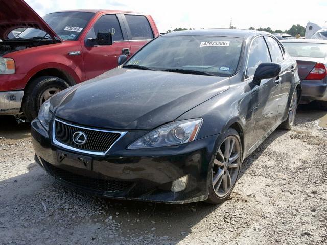 JTHBK262785079252 - 2008 LEXUS IS 250 BLACK photo 2