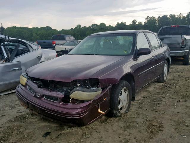 1G3NG52M3X6318152 - 1999 OLDSMOBILE CUTLASS GL 勃艮第红 照片 2