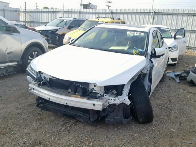 19UUB1F53HA002627 - 2017 ACURA TLX TECH WHITE photo 2