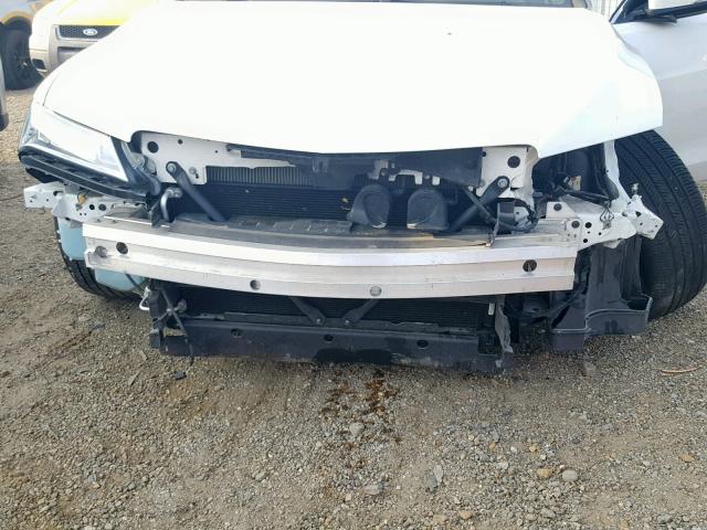 19UUB1F53HA002627 - 2017 ACURA TLX TECH WHITE photo 9