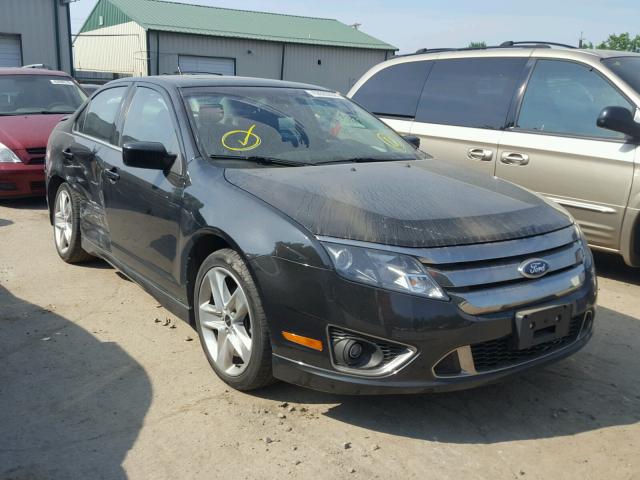 3FAHP0DC5BR256615 - 2011 FORD FUSION SPO BLACK photo 1