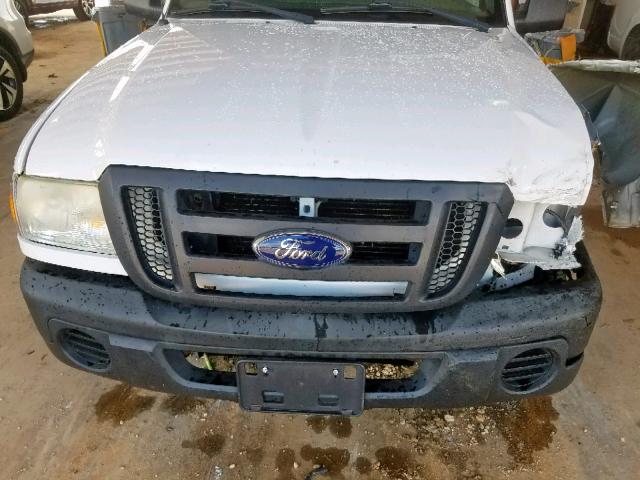 1FTYR10D48PA86384 - 2008 FORD RANGER WHITE photo 7