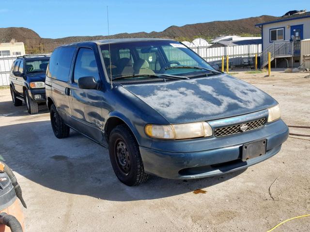 4N2ZN1110WD826299 - 1998 NISSAN QUEST XE GREEN photo 1