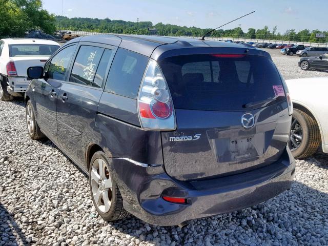 JM1CR293960119282 - 2006 MAZDA 5 BLACK photo 3