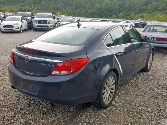 2G4GS5EV0D9230090 - 2013 BUICK REGAL PREM GRAY photo 4