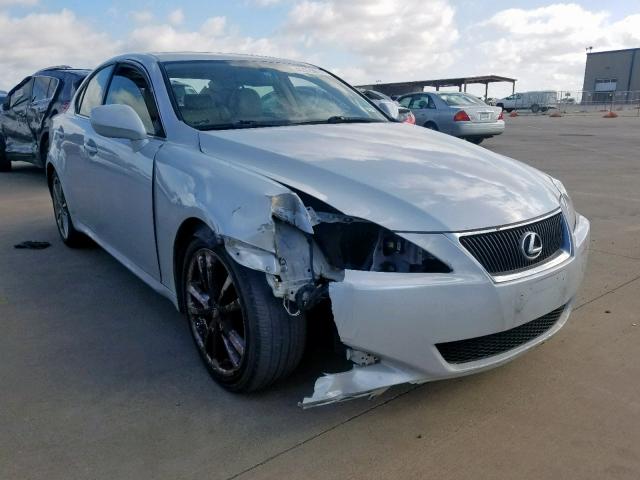 JTHBK262X65010133 - 2006 LEXUS IS 250 WHITE photo 1