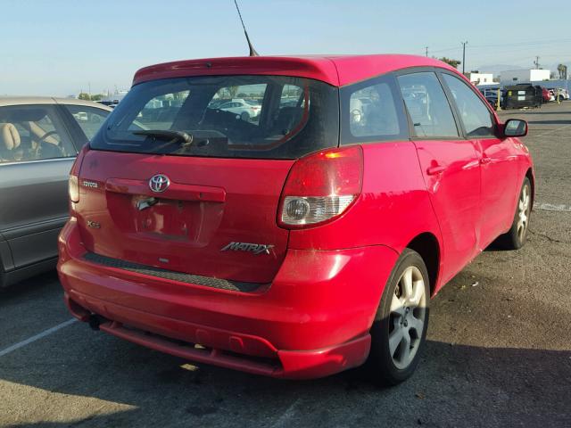 2T1KY32E74C190418 - 2004 TOYOTA COROLLA MA RED photo 4