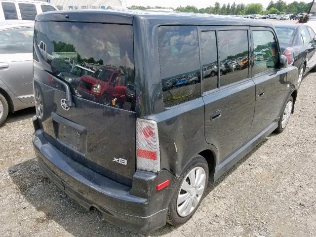JTLKT334X54023435 - 2005 TOYOTA SCION XB 黑色 照片 4