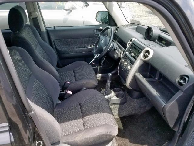 JTLKT334X54023435 - 2005 TOYOTA SCION XB 黑色 照片 5